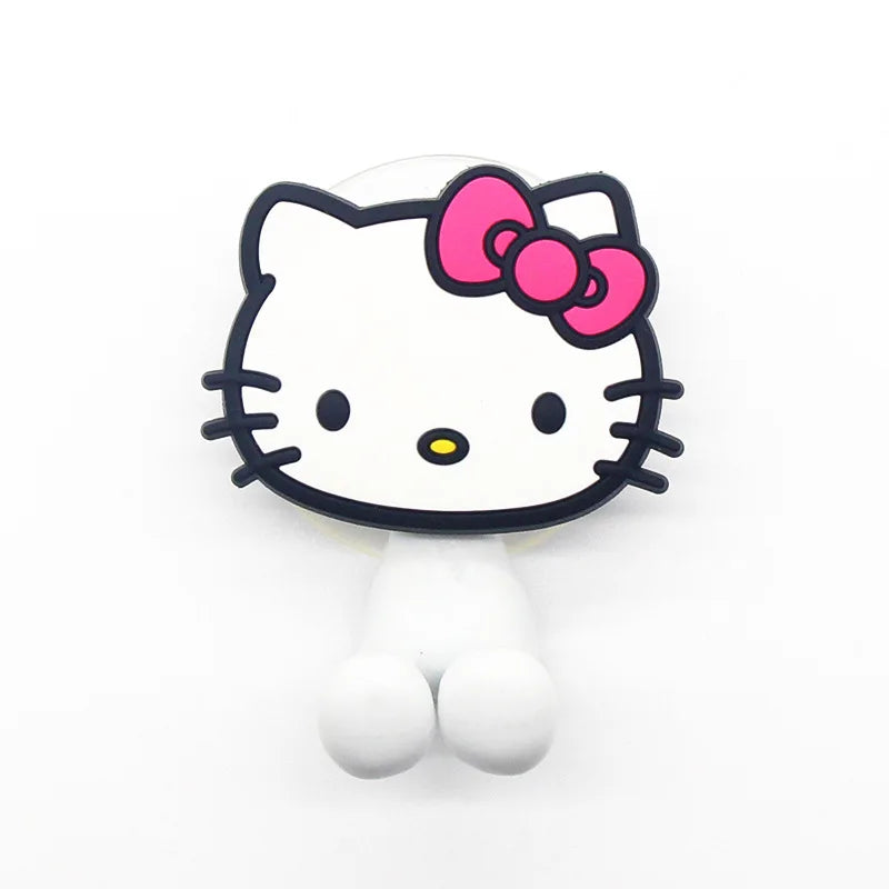 porte brosse dents animaux chatons pois adhésif mignon rose blanc gris