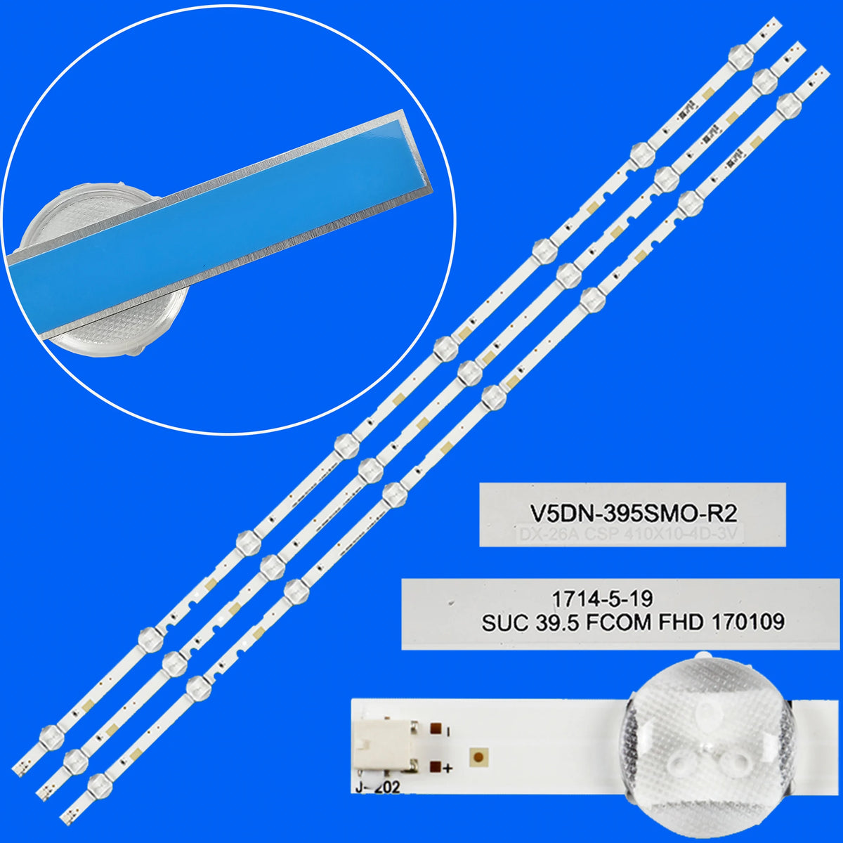 bande lumineuse led adhésive blanc bleu moderne 50000 heures 3v led