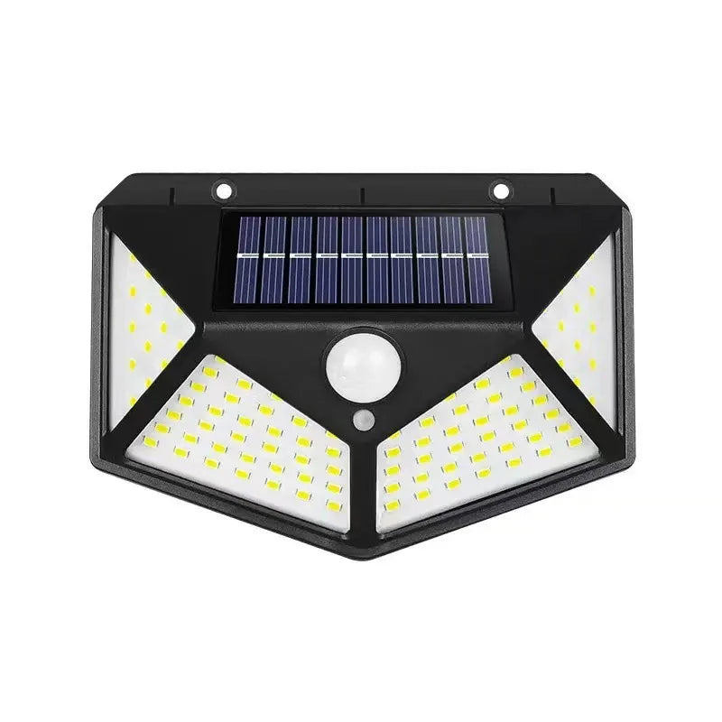lumière solaire led noire panneau solaire moderne décoration extérieure jardin balcon autonomie éclairage