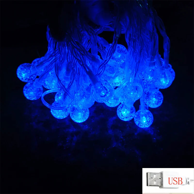 guirlande lumineuse translucides blanc doré multicolore moderne clips usb 3m 6m noël décoration festive