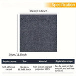 tapis auto adhésifs gris foncé rayures verticales moderne 30x30cm amovibles sol