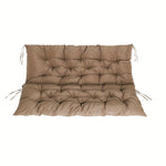 coussin balançoire bleu marine tufté antidérapant confortable double face 50x120cm coton pp polyester hand