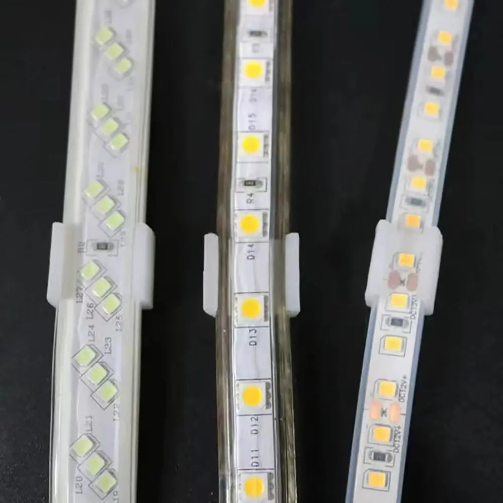 clips fixation ruban led transparent 6mm 8mm 10mm 12mm 14mm 16mm 18mm 20mm moderne
