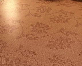 matelas marron clair tissé motifs géométriques moderne confortable ruban adhésif
