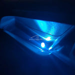 ampoules led ronde transparentes 5mm 12v 20cm câble 10pcs bleu vert rouge blanc chaud