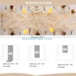 nappe festive rouge paillettes scintillantes tissu décoratif table coton polyester serviettes pliées assiettes couverts