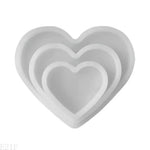 moules silicone imprimé floral moderne blanc rectangle rond cœur ellipse nuage