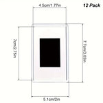 cadres photo magnétiques blanc transparent modernes minimalistes réfrigérateur 2x3 inches 12 20 40 packs