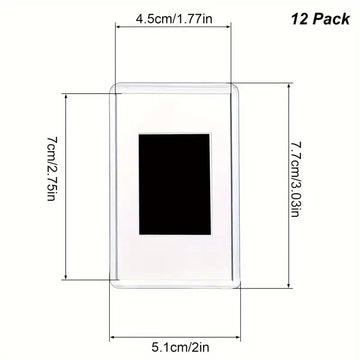 cadres photo magnétiques blanc transparent modernes minimalistes réfrigérateur 2x3 inches 12 20 40 packs