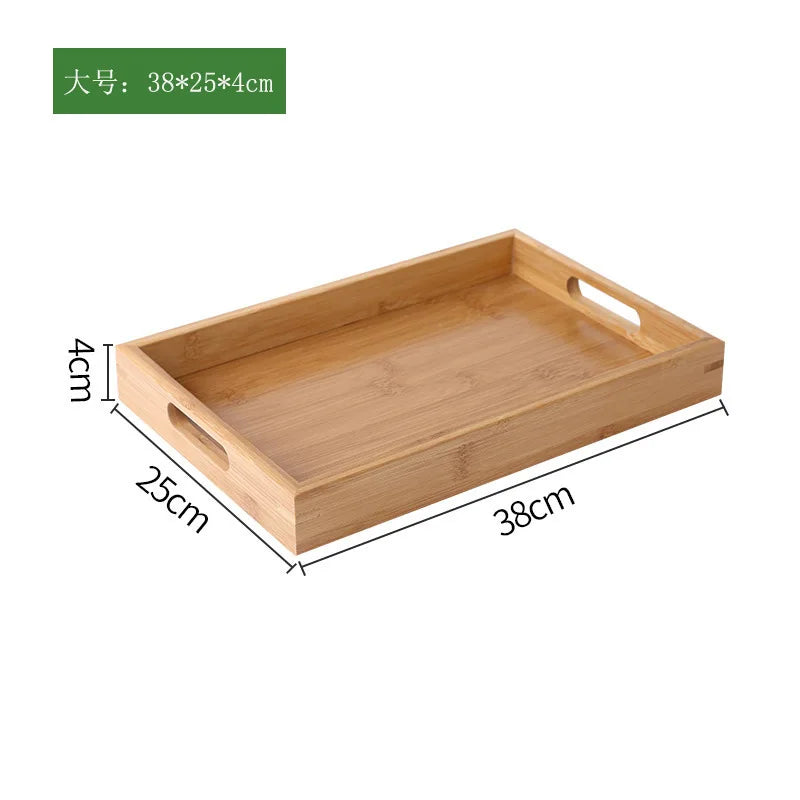 plateau bois moderne minimaliste poignées collations desserts thé naturel brunclair texturesnaturelles opaques