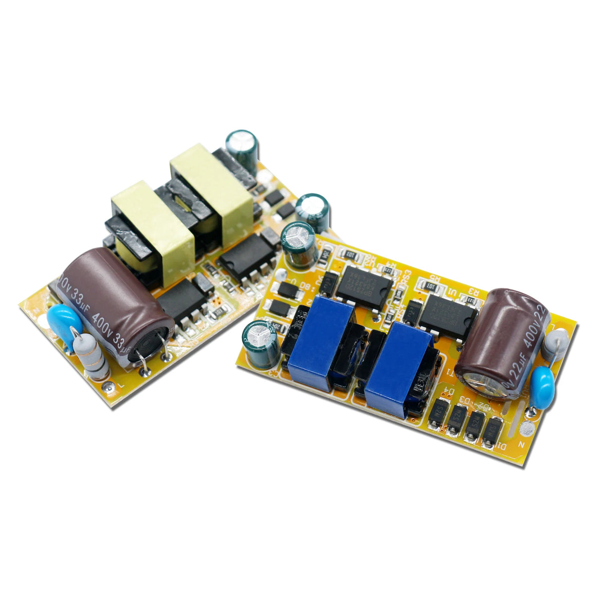 transformateur led alimentation 30w 50w 60w 80w jaune circuits imprimés condensateurs diodes résistances