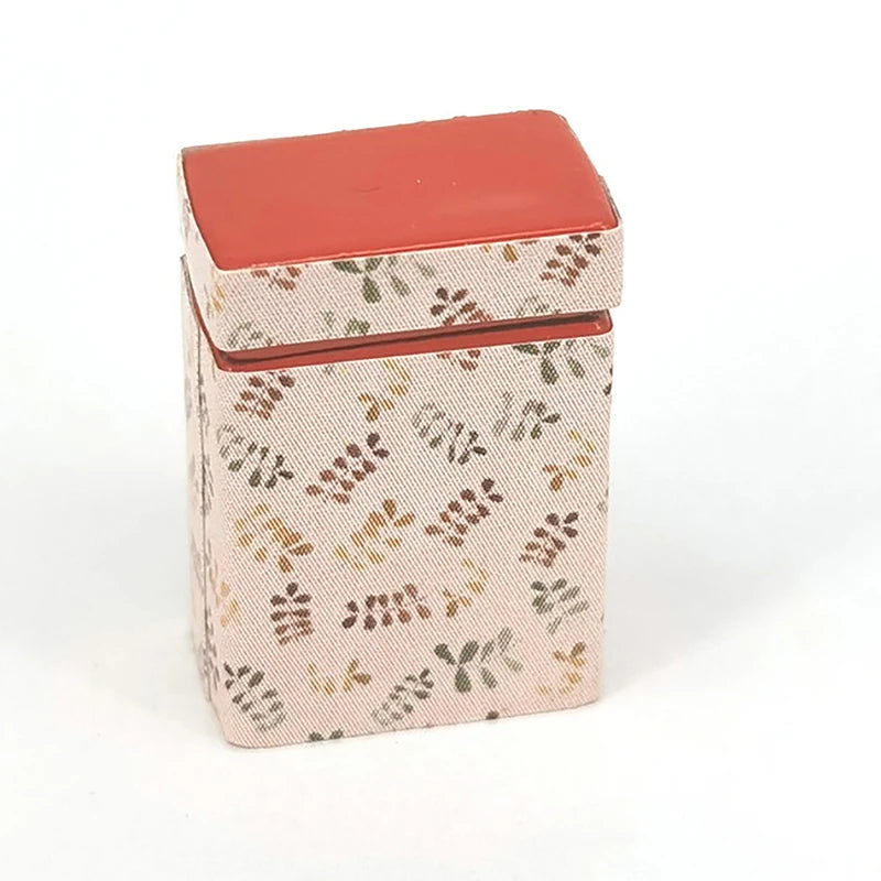 boîtes bijoux imprimé floral doré beige vert rouge classique opacité métal