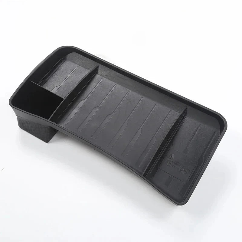organisateur voiture compartiments tpe noir gris moderne utilitaire documents lunettes écran mouchoirs