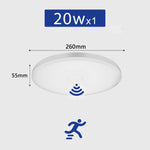 lampe led détecteur mouvement éclairage nocturne automatique blanc moderne 72 chipleds occlus