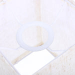 abat jour blanc moderne tissu fin lampe table table lamp shade couverture tissu détachable