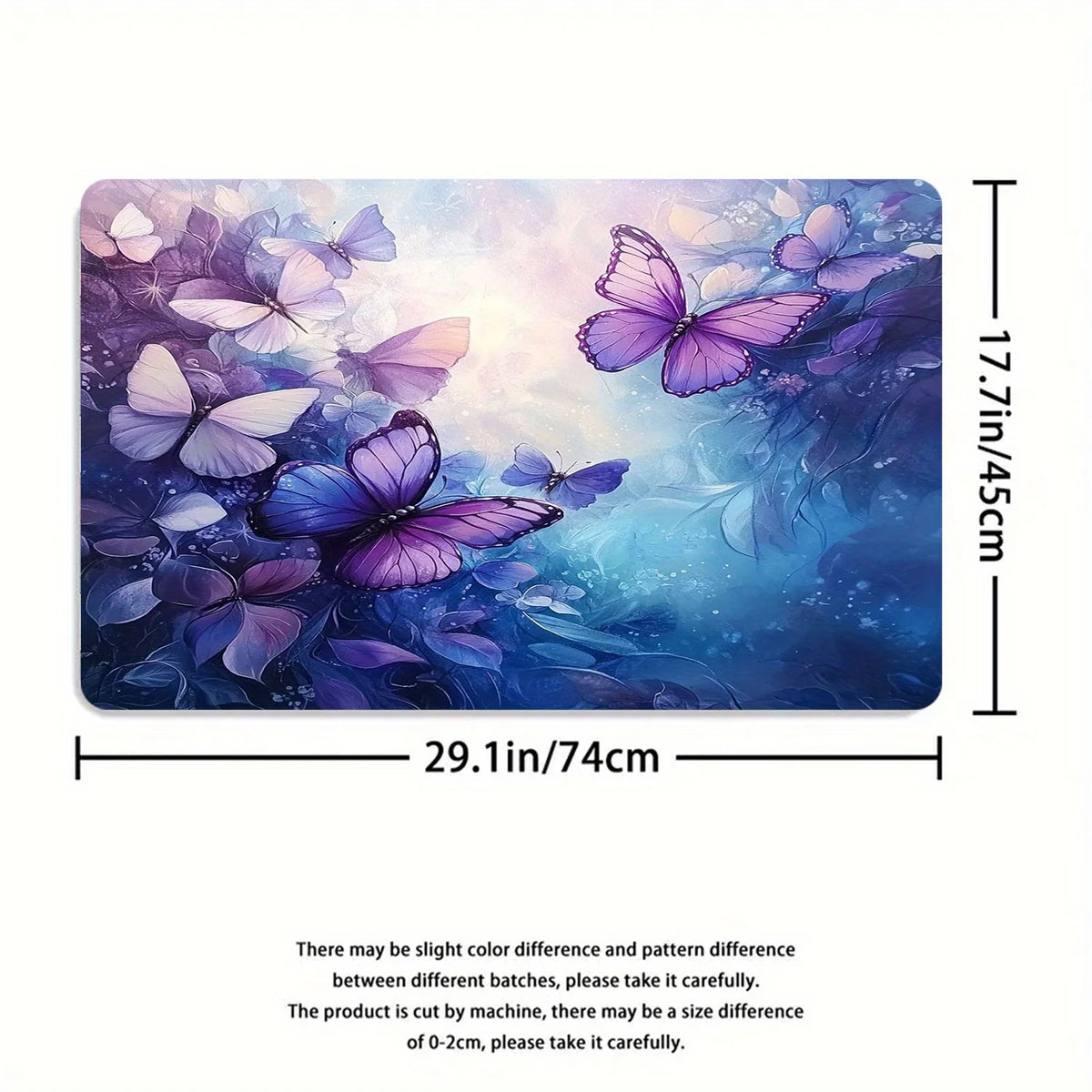 rideau douche violet papillons moderne tapis sol toilette polyester respectueux environnement