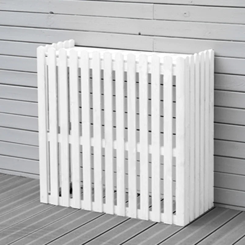 clôture murale bois naturel moderne balcon extérieur support pots fleurs anti corrosion unique