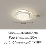 plafonnier led rond moderne cristaux blanc noir marron lampe intérieur élégante