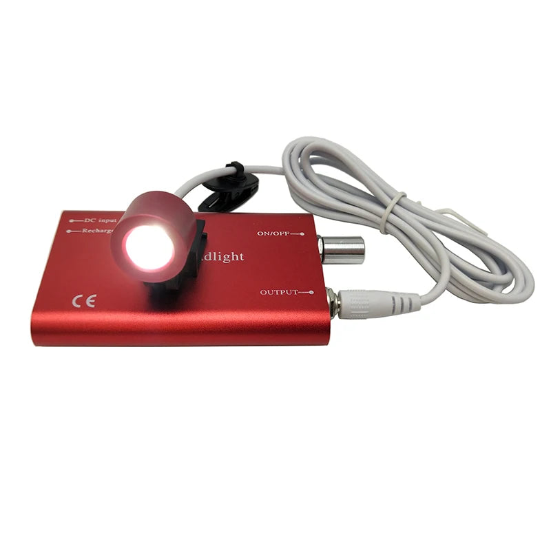 lampe torche led rechargeable clip bleu rouge argent moderne compact