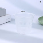 pots fleurs perforés modernes noirs blancs couvercle 11cm 12cm 14cm
