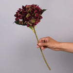 bouquet artificiel fleurs hortensia bleu blanc violet moderne maison mariage
