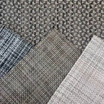 tissu polyester gris moderne résistant abrasion 100x100cm 100x150cm serviettes table