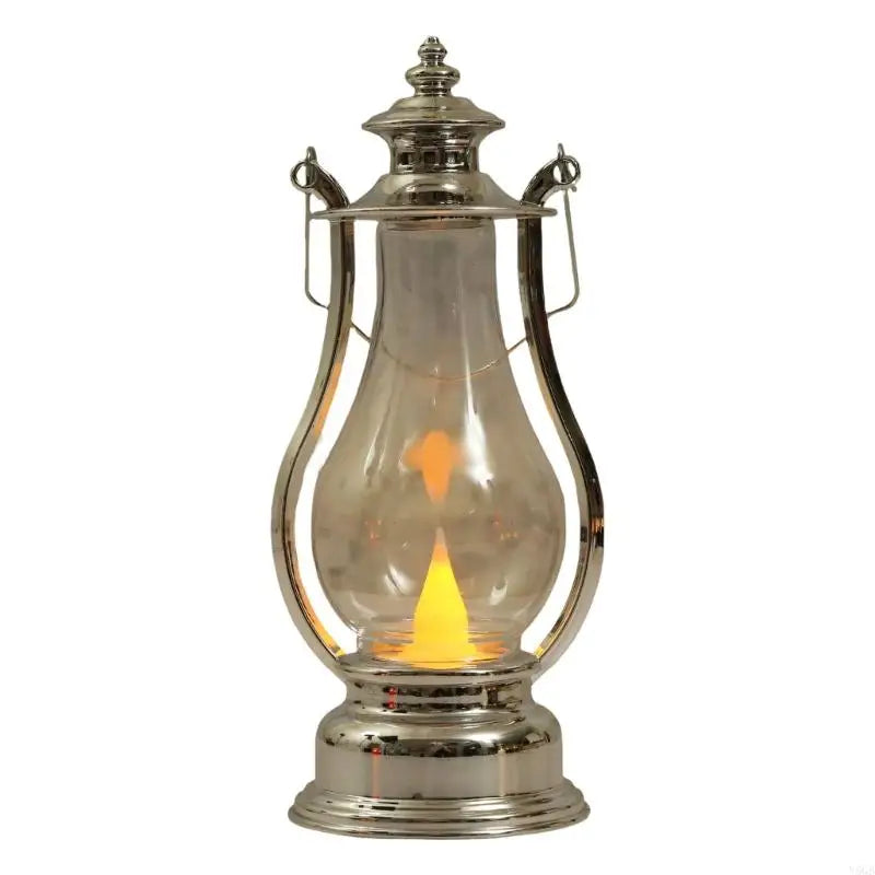 lanterne décorative rouge doré transparente effet vieilli vintage camping mariage