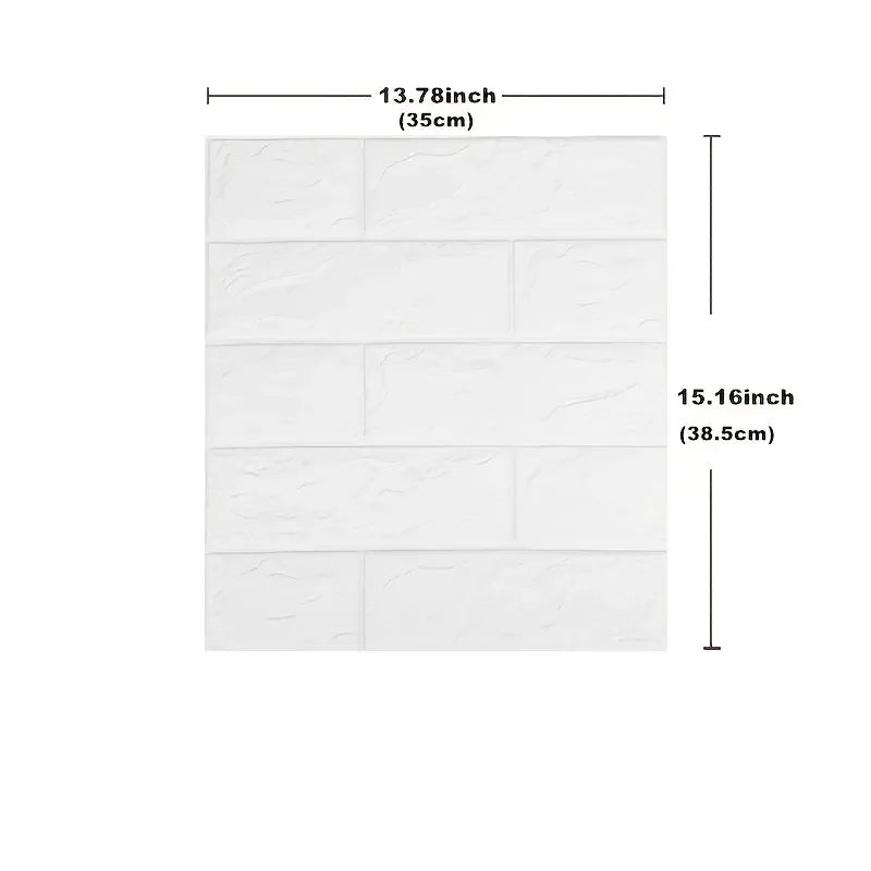 papier peint mural adhésif 3d effet brique texture moderne gris marron beige décoration
