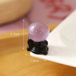accessoires maison poupée miniature livre boule cristal sorcier bouteille papillon résine détaillé 612ans