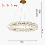 lustre suspension moderne cristal doré transparent luminaires salon luxe géométrique