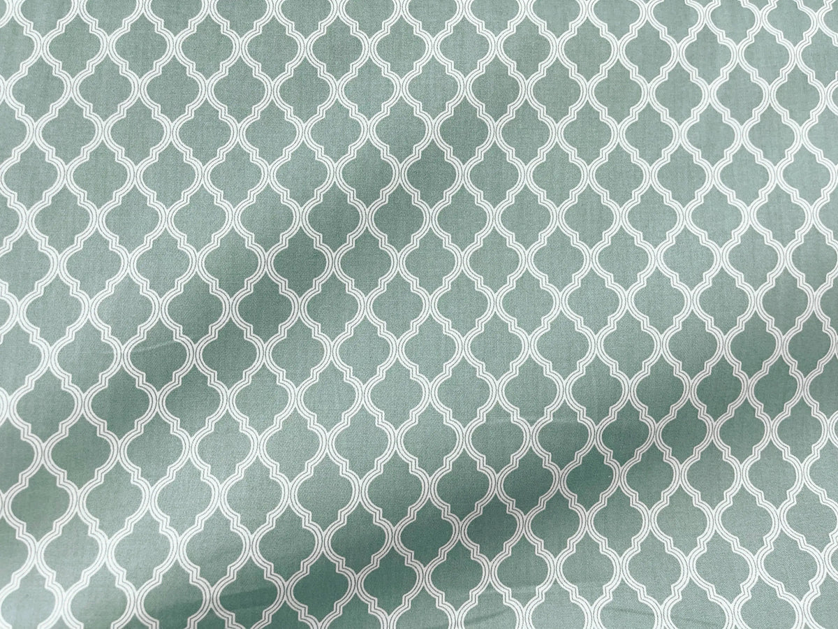tissu coton biodegradable feuilles tropicales vert blanc moderne 160cm 50cm imprimé respirant bricolage popeline