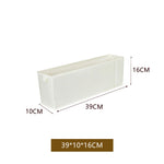 boîtes rangement tissu beige moderne opaques étroites longues sous lit chambre salon buanderie