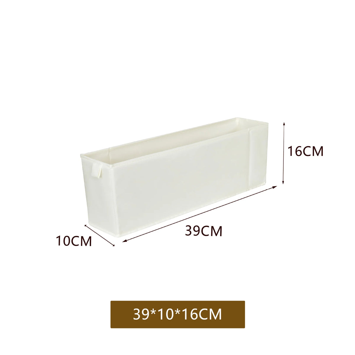 boîtes rangement tissu beige moderne opaques étroites longues sous lit chambre salon buanderie