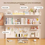 étagère murale modulaire métal blanc porte crayons support objets moderne