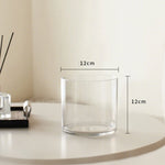 boîtes rangement transparentes cubes minimalistes 6cm 8cm 10cm 12cm 15cm