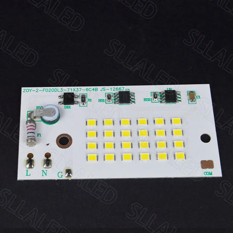 éclairage commercial led 20w 50w 100w smd 2835 blanc matrice diodes opacité électronique condensateurs