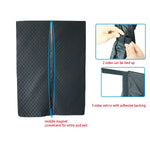 rideau porte véhicule camping car isolation oxford imperméable thermique noir quilted moderne adhésif velcro