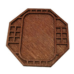 support bijoux pierres semi précieuses marron clair grille compartiments moderne multiple rangement spécimens minéraux