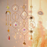 guirlande décorative or transparente étoiles lunes soleils cristal boho vintage romantique