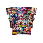 pochettes zippées multicolores imprimées graphiques 6x8cm opaques modernes respectueux environnement 100pcs