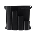 organisateur mural câbles zip ties rangement outils noir industriel minimaliste