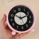 horloge table vintage sans tic tac piles lumineuse noir rose vert glow