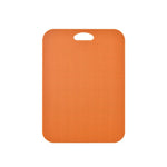 planches découper tissées moderne vert orange beige poignées intégrées respectueuses environnement stockables