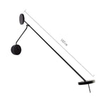 Suspension lumineuse moderne noire circulaire minimaliste fixation chambre salon