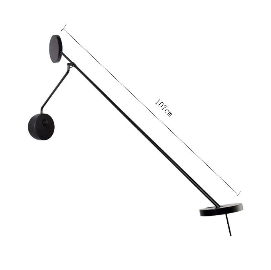 Suspension lumineuse moderne noire circulaire minimaliste fixation chambre salon