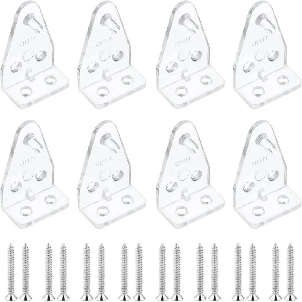 clips rideau transparents modernes durables finition blanche polyester accessoires stores fixations rails intérieurs