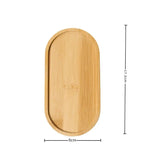 plateau bois clair rayures horizontales résistant chaleur minimaliste naturel sans fixation