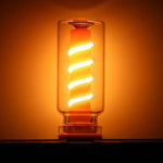 lampe led spirale flexible transparente moderne multiple couleurs usb rechargeable minimaliste chambre camping