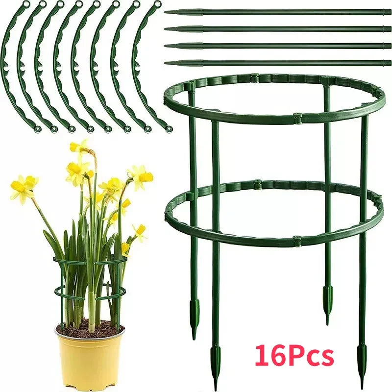 support plante vert moderne 24cm 14cm 16grilles 16tiges insertion trous carrés