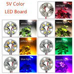 plaque led colorée diamètre 32mm blanc chaud jaune bleu vert violet rouge moderne câbles